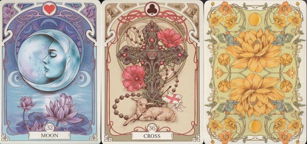 【正規品ルノルマンカード】美麗✨アールヌーボー様式×花 ロマンティックデッキ Amazon.co.jp: ルノルマンカード パリ年 ?アールヌーボー様式×花